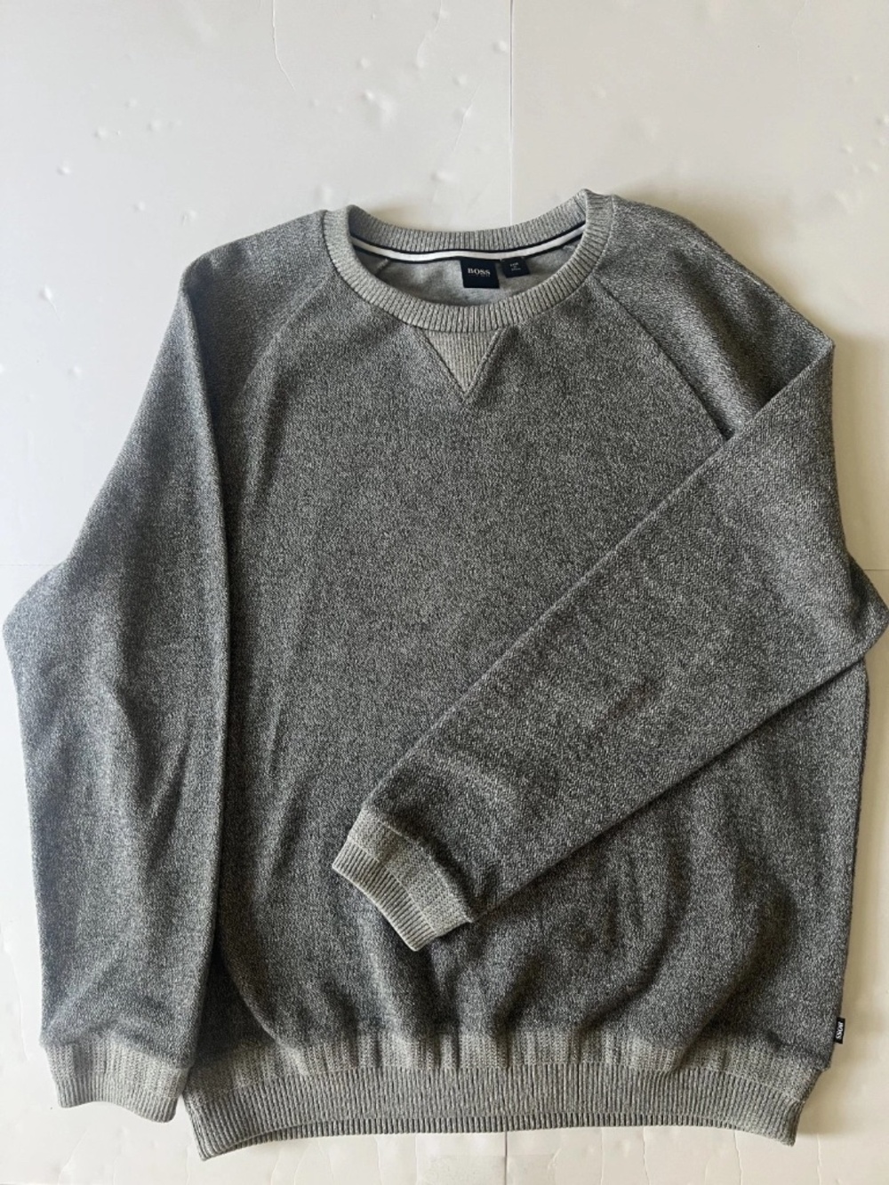 Hugo Boss Men's Crewneck Grey sweater Size XXL